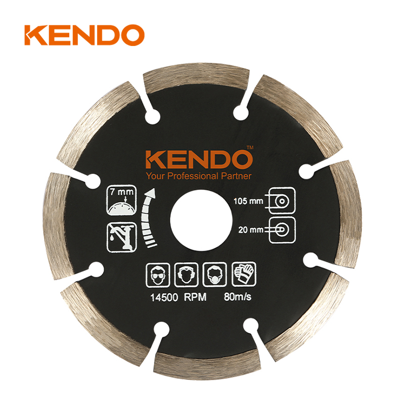 Kendo Diamond Cutting Blade-Segmented Excellent Cutting Performance for Granite, Tile, Brick, Concrete, Pavers