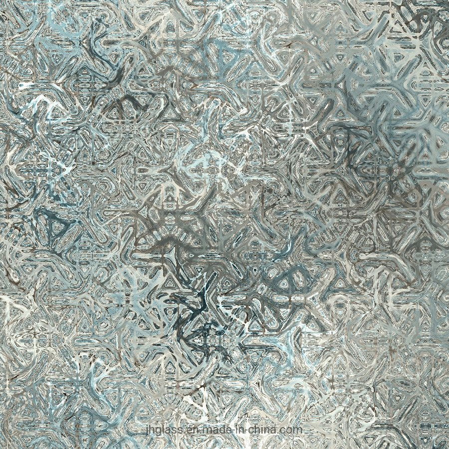 Jinghu Factory Hot Sale 3mm-10mm Clear/Dark Bronze Pattern Glass Tempered Transparent Glass for Shower Door