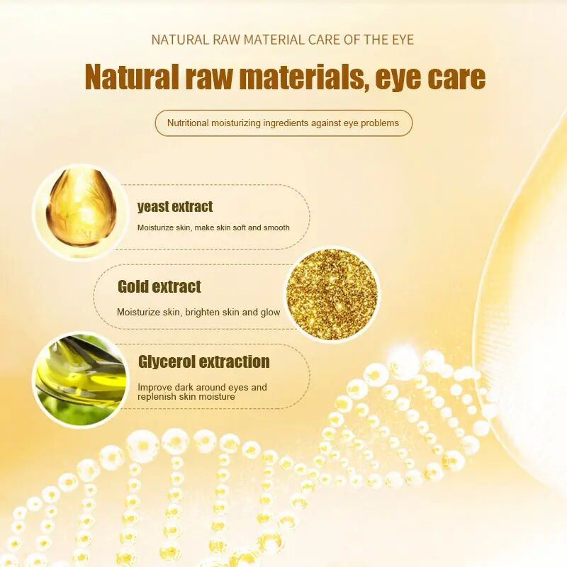 Factory Wholesale Skin Care 24K Gold Anti Wrinkle Nourishing Anti-Aging Eye Cream