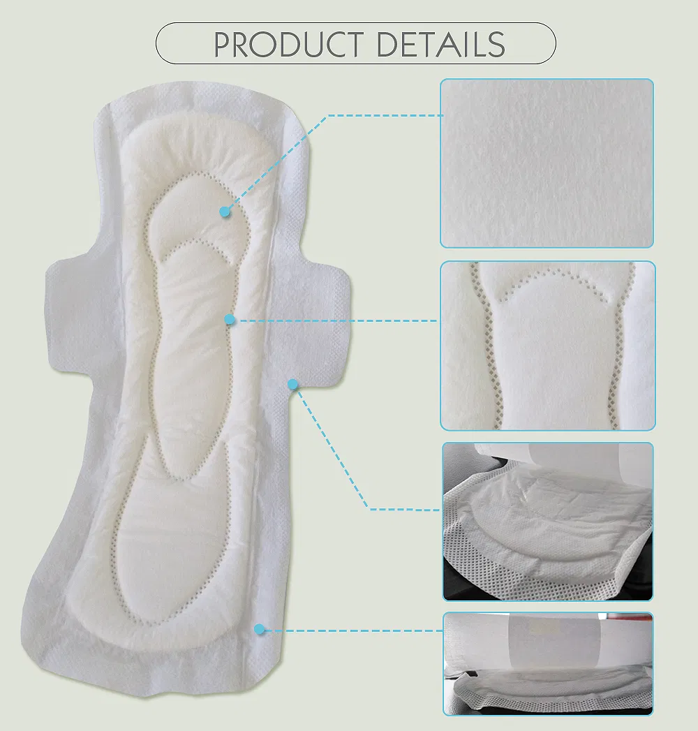 Customized Logo Design Super Absorb Lady Sanitary Napkin Breathable Sanitary Pad Factory Price High Quality Breathable Sanitary Napkin