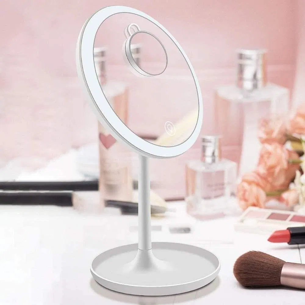 Household LED Table Glass Makeup Cosmetic Mirror