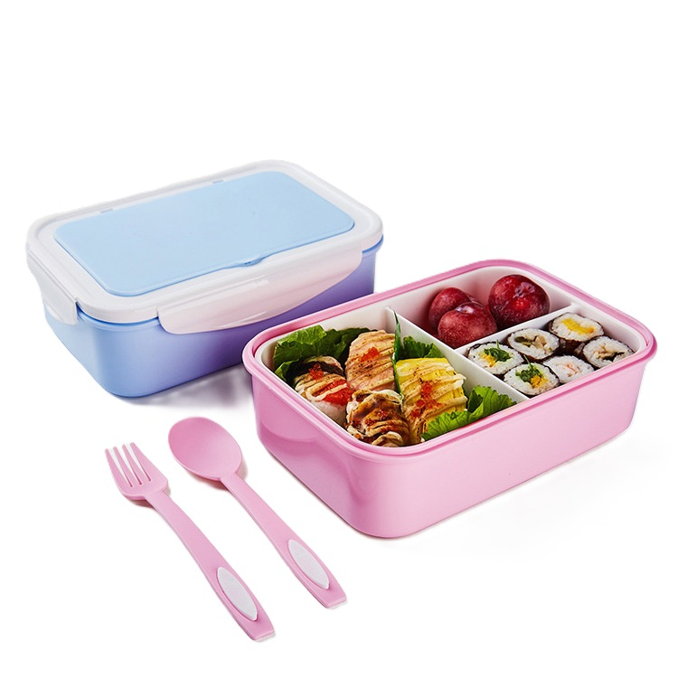 Colorful Portable Large-Capacity Microwave-Safe Lunch Box for Kids