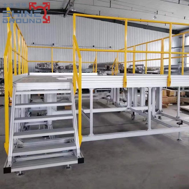 Heavy-Duty Aluminum Scissor Lift Table for Efficient Work Platforms