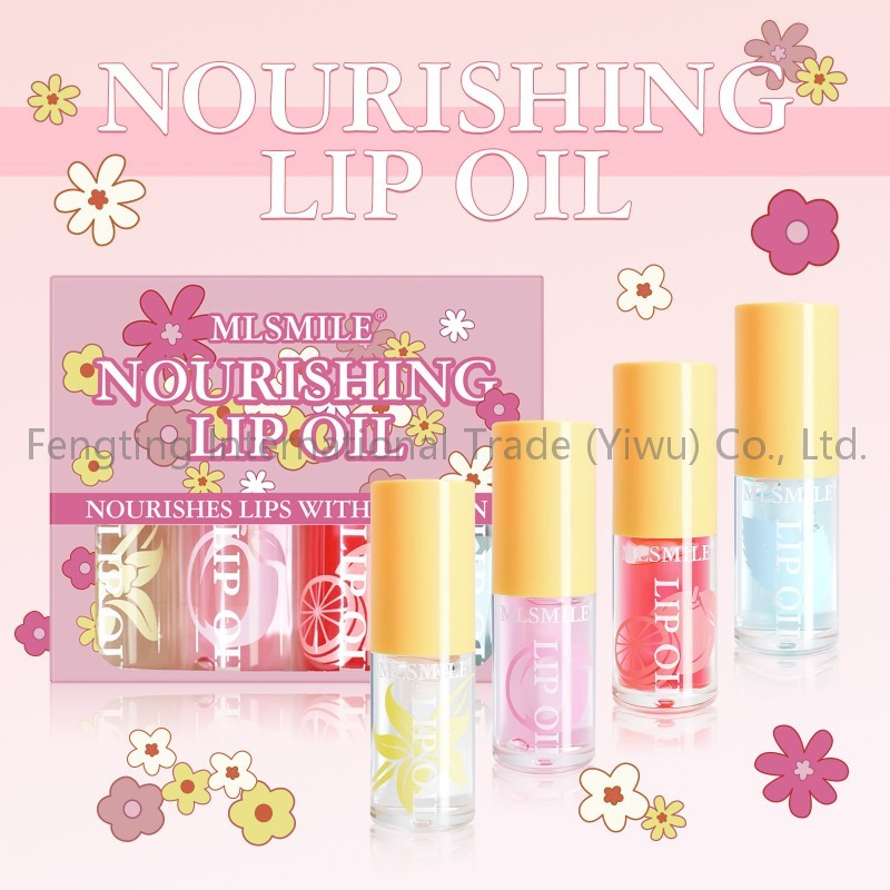 Wholesale Moisturizing Fruit Fat Oil Shimmer Lip Gloss Private Label Lip Plumper Gloss Kit Natural Nourishing Mineral Lip Balm