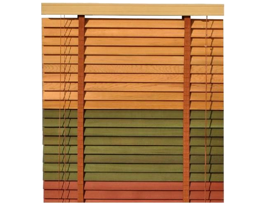 Cordless Window Venetian Basswood Blinds & Curtains for Children Safety