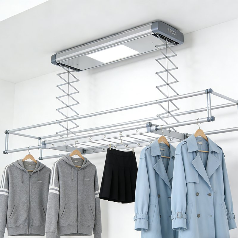 Smart Electric Clothes Drying Rack Home Automatic Lift Retractable Drying Rod