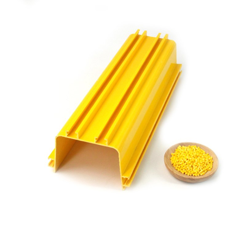 PVC ABS PP PC PE Colored Equipment Bumper High Glossy Rigid Plastic extrusion Profile