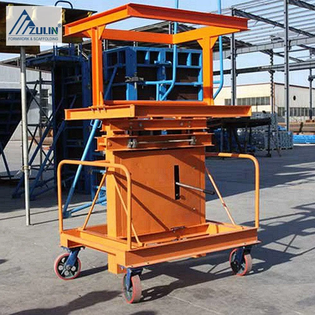 New Design Auxiliary Tools for Table Formwork for Construction Horizontal Transfer Tool Shifting Trolley