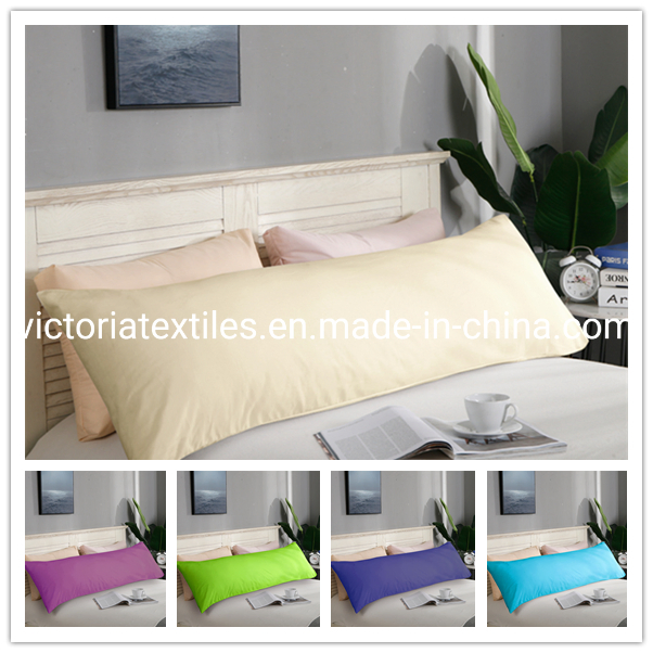 1000tc Soft Microfiber Dyed Plain Pillow Case No Filling