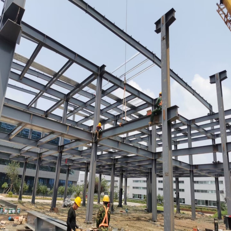 ASA Prefab Prefabricated Steel Structure Beam Frame Warehouse Workshop Steel Building