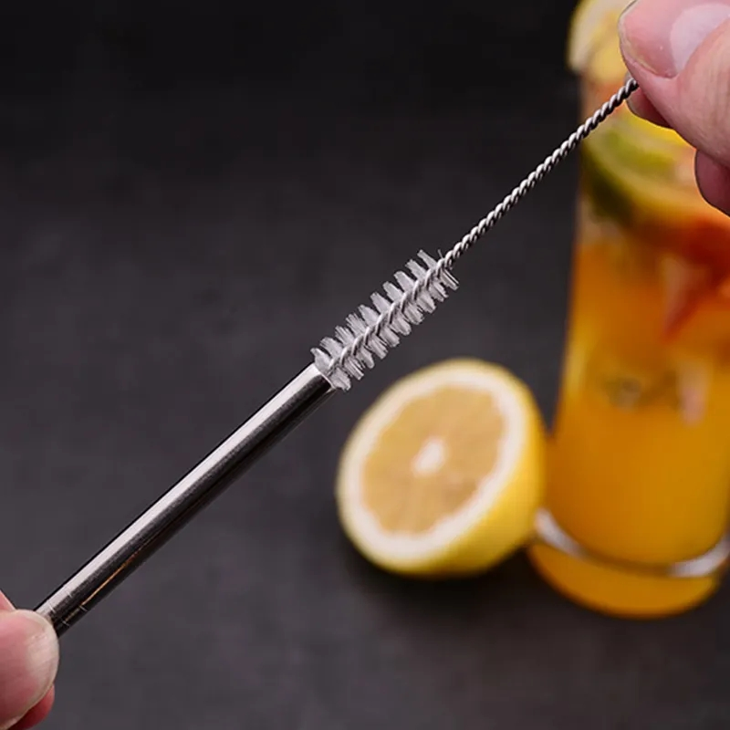 Customized Elegant Luxury Stainless Steel Drinking Straw Straight Bend Multi-Color