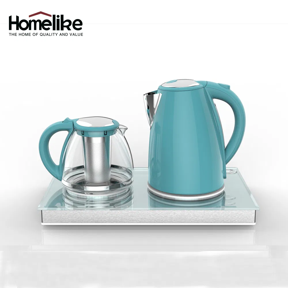 Electric Stainless Steel Tea Kettle for Coffee Milk Maker Glass Tea Pot with Infuser Modern Samovar Hotel Tea Set