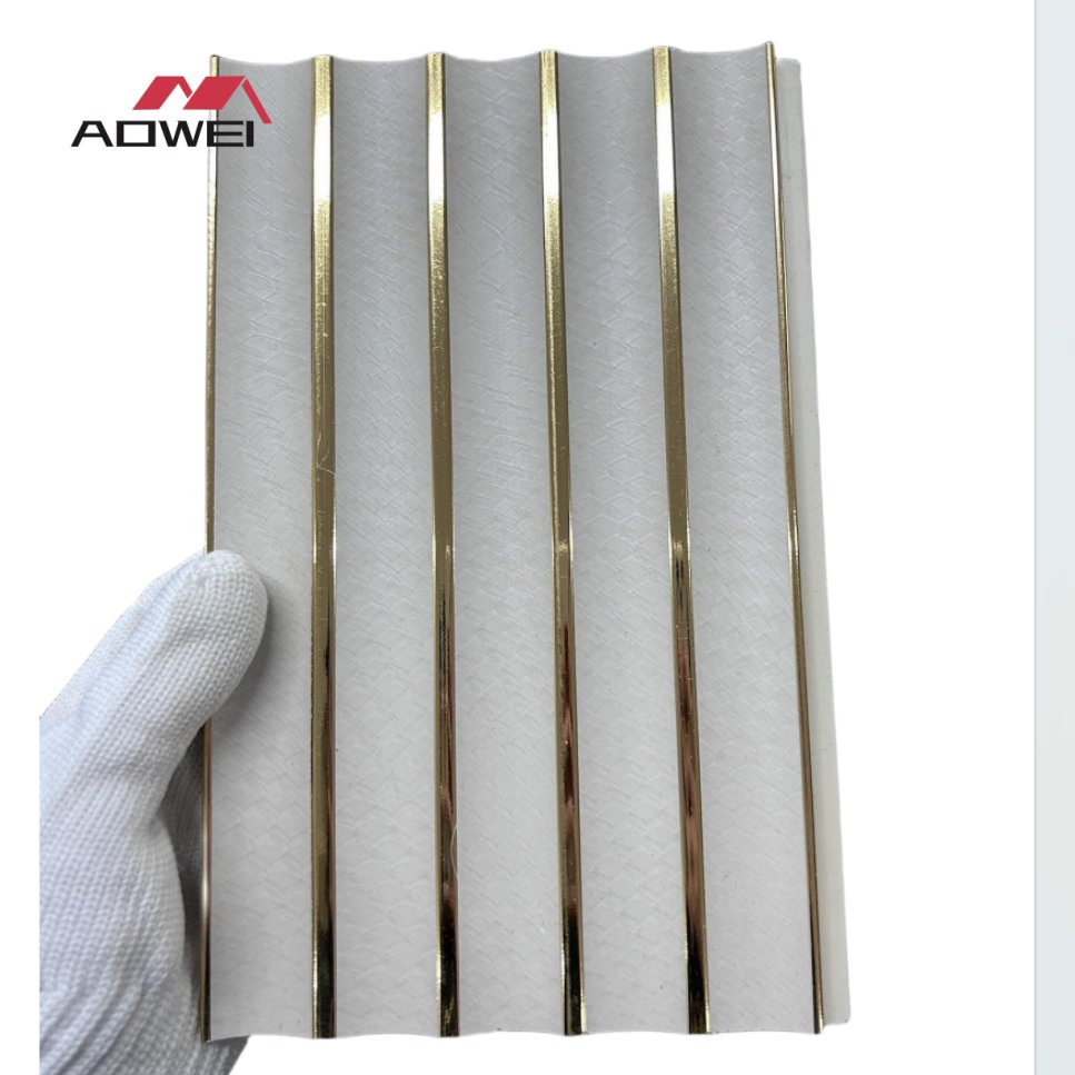 Stylish 3D Fluted Polystyrene Wall Panels for Interior Decor