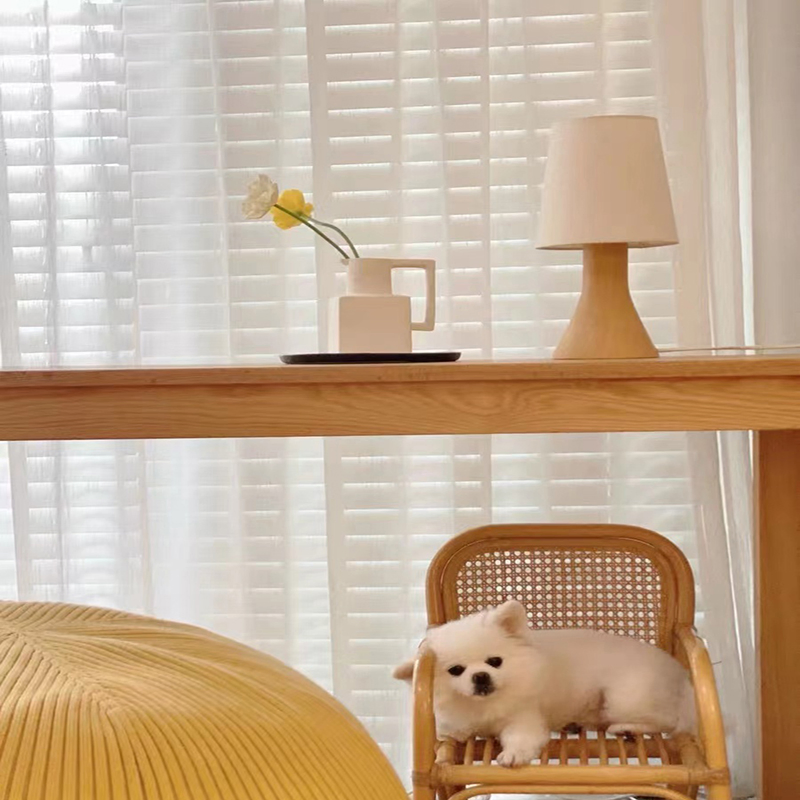 Customized Vinyl Blind Faux Wood Cordless Window Blinds