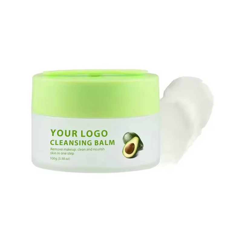 Wholesale Organic Avocado Extract Makeup Remover Balm Skin Care Oil Control Deep Cleansing Moisturizing Remover Balm