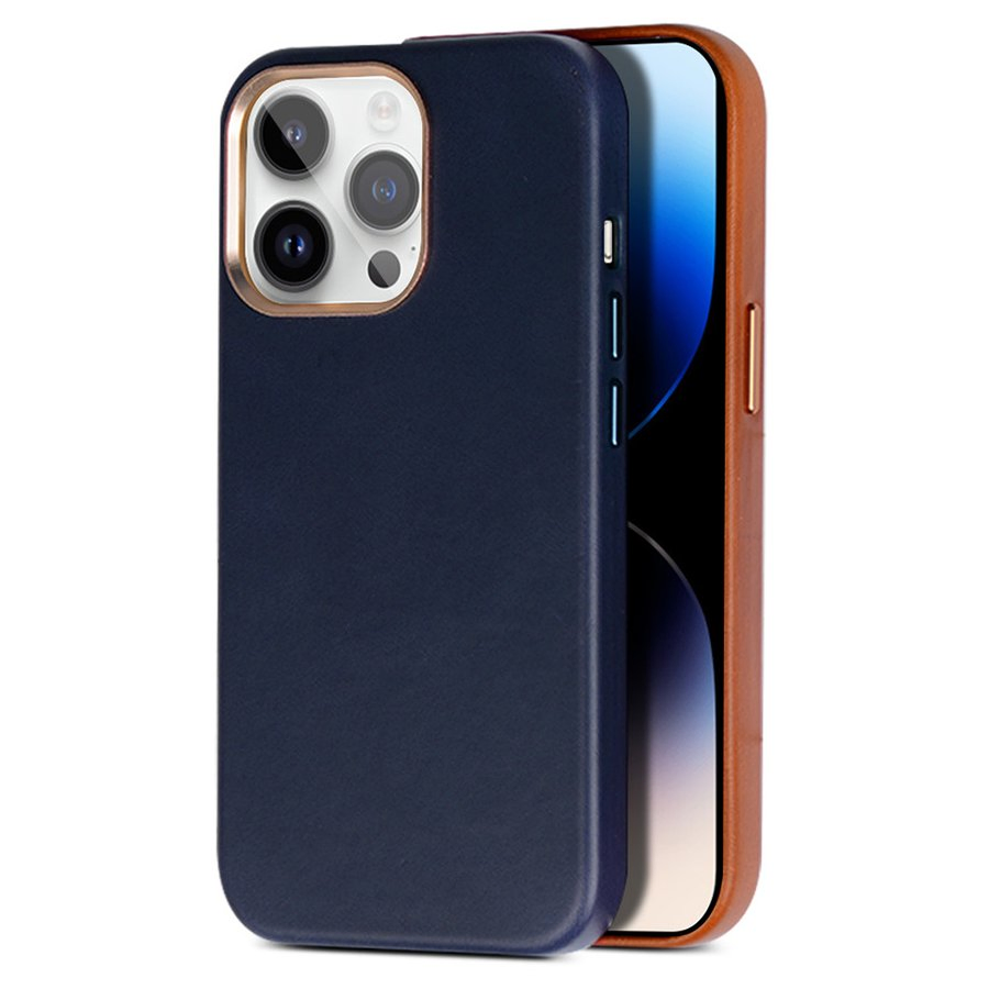 Чехол для iPhone 14 с MagSafe из натуральной кожи