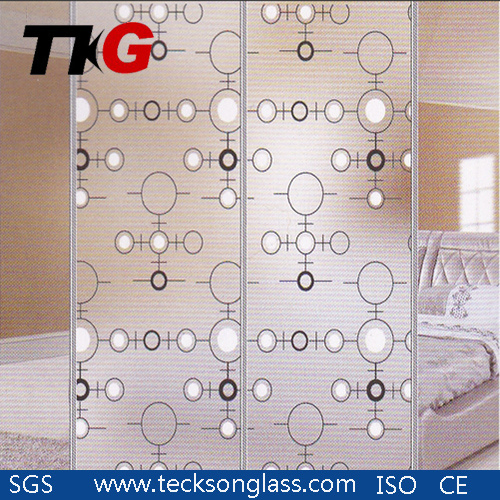 4mm Silk Screen Printing Glass Printed Building Glass Frost Ceramic Fritted with High Quality for Building Glass