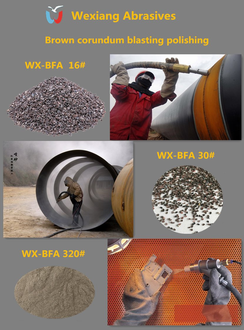 Коричневый электрокорунд для пескоструйки F12-F240