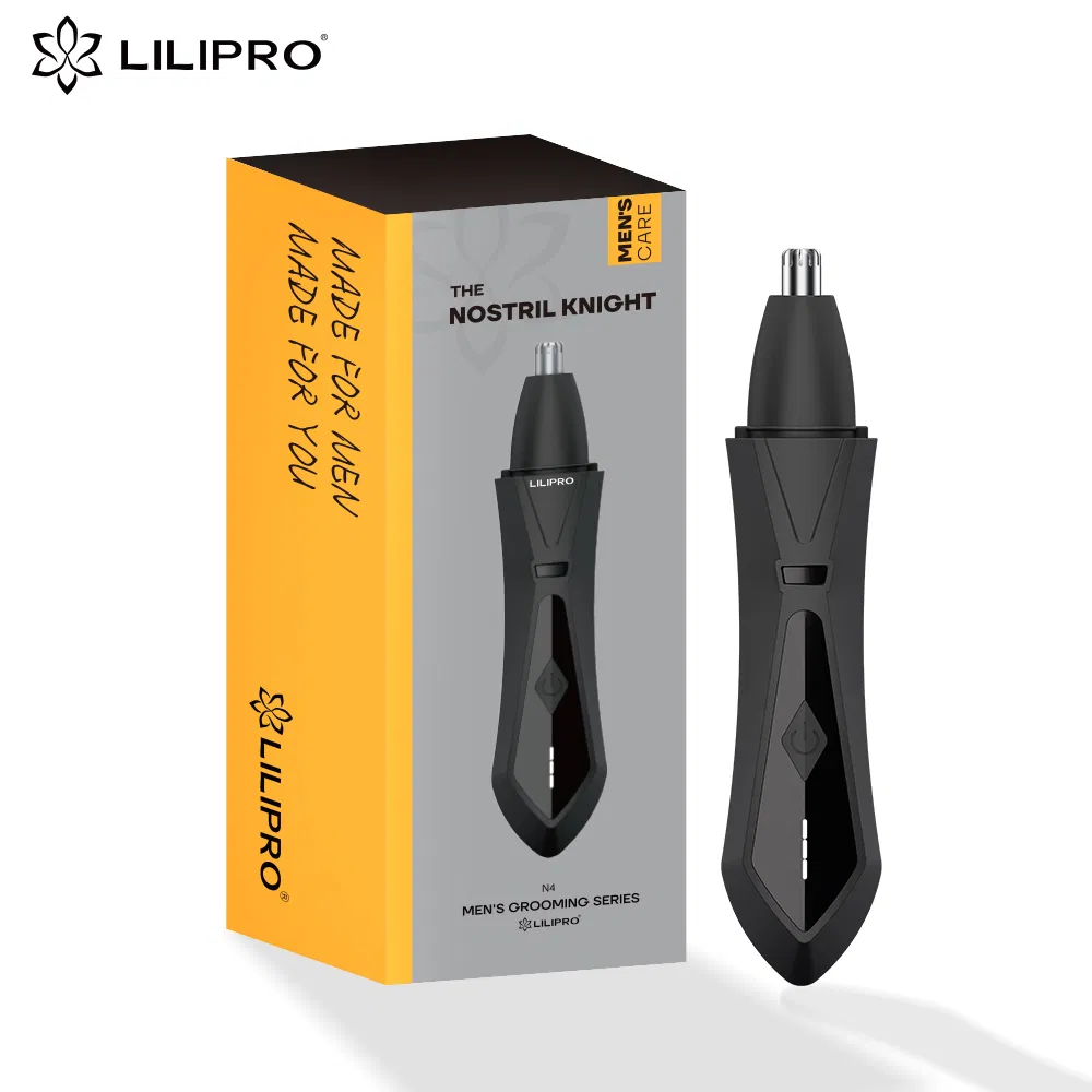 Lilipro N4 Electric Nose & Ear Hair Trimmer Rechargeable Battery Wet/Dry Easy to Clean Improved Stainless Steel Replaceable Blade