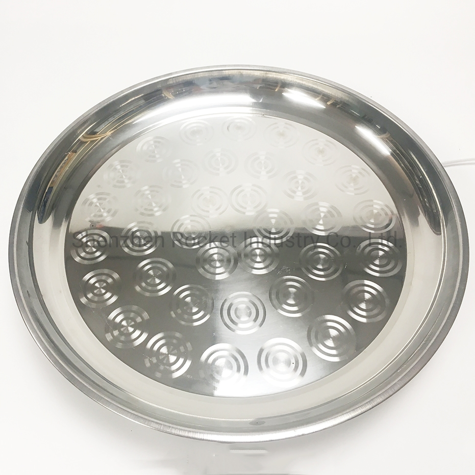 Made in China Cheap Stainless Steel Home Use Round Tray