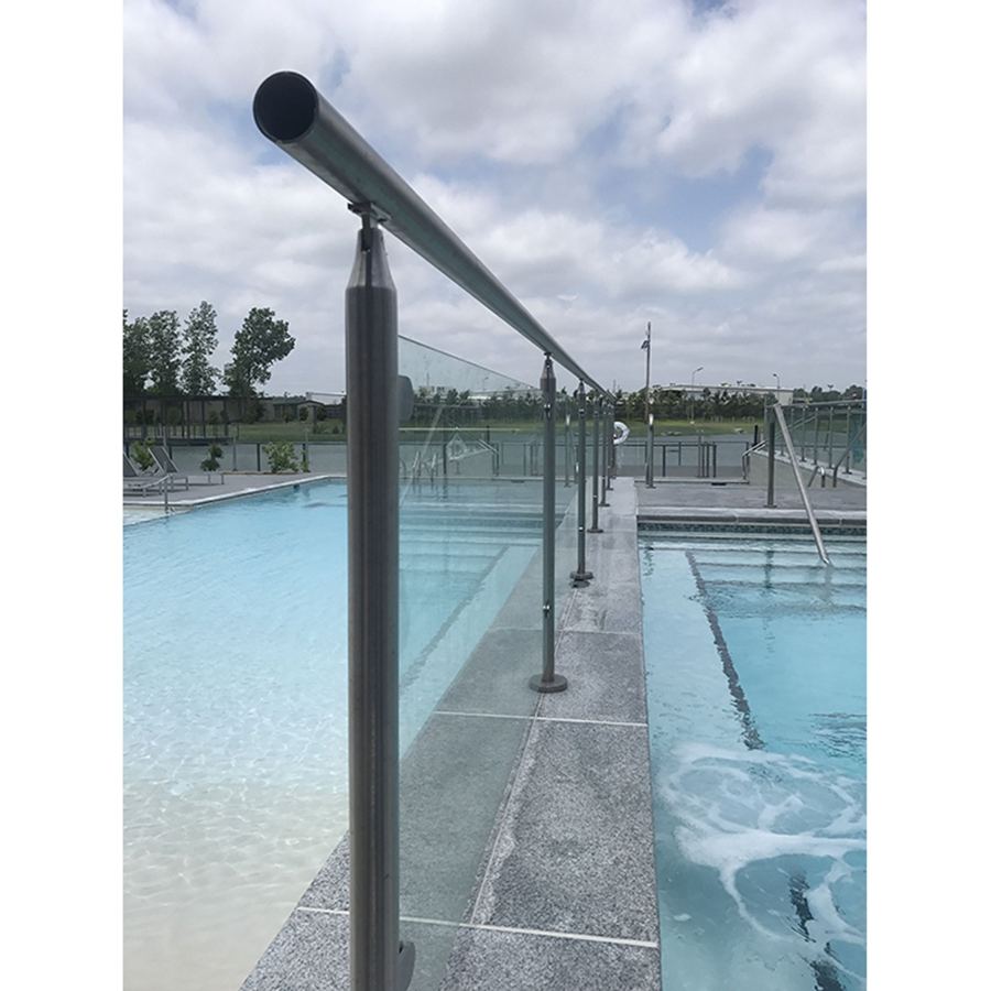 Glass Railing System Outdoor Balcony Glass Railing Spigot Balustrades