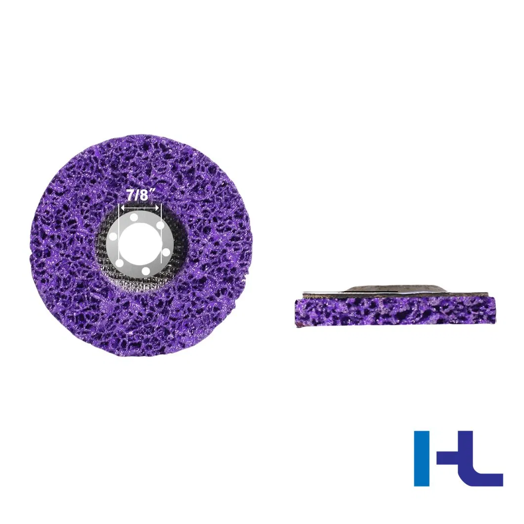 100mm 115mm 125mm 150mm 5inch 6inch Purple Blue Black Clean Strip Disc (CNS) Grinding It Disc for Welding, Painting, Polishing Rust Car's Body
