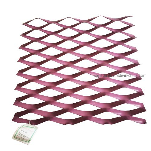 Anping PVDF Aluminum Expanded Diamond Wire Mesh Metal Sheet