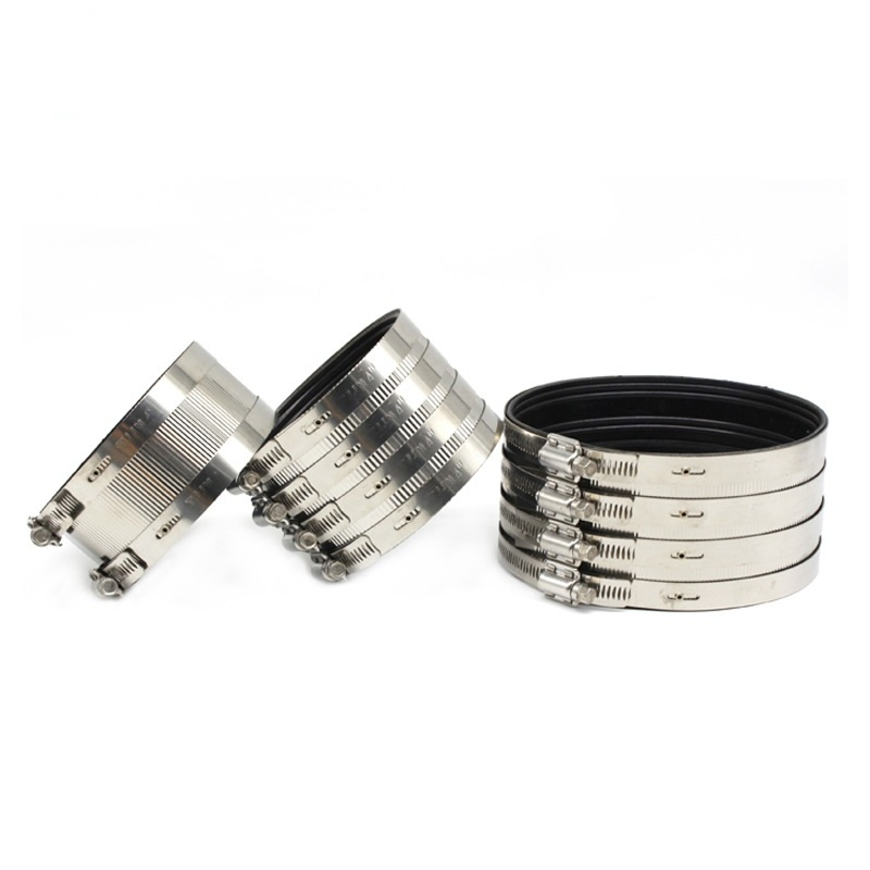 China Stock a Type DN20-DN300 Upc ASTM Heavy Light Stainless Steel Hubless No Hub Coupling for Hubless Fittings