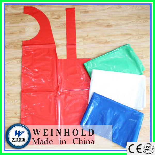 Disposable Apron PE Thickened White Packaging Wholesale