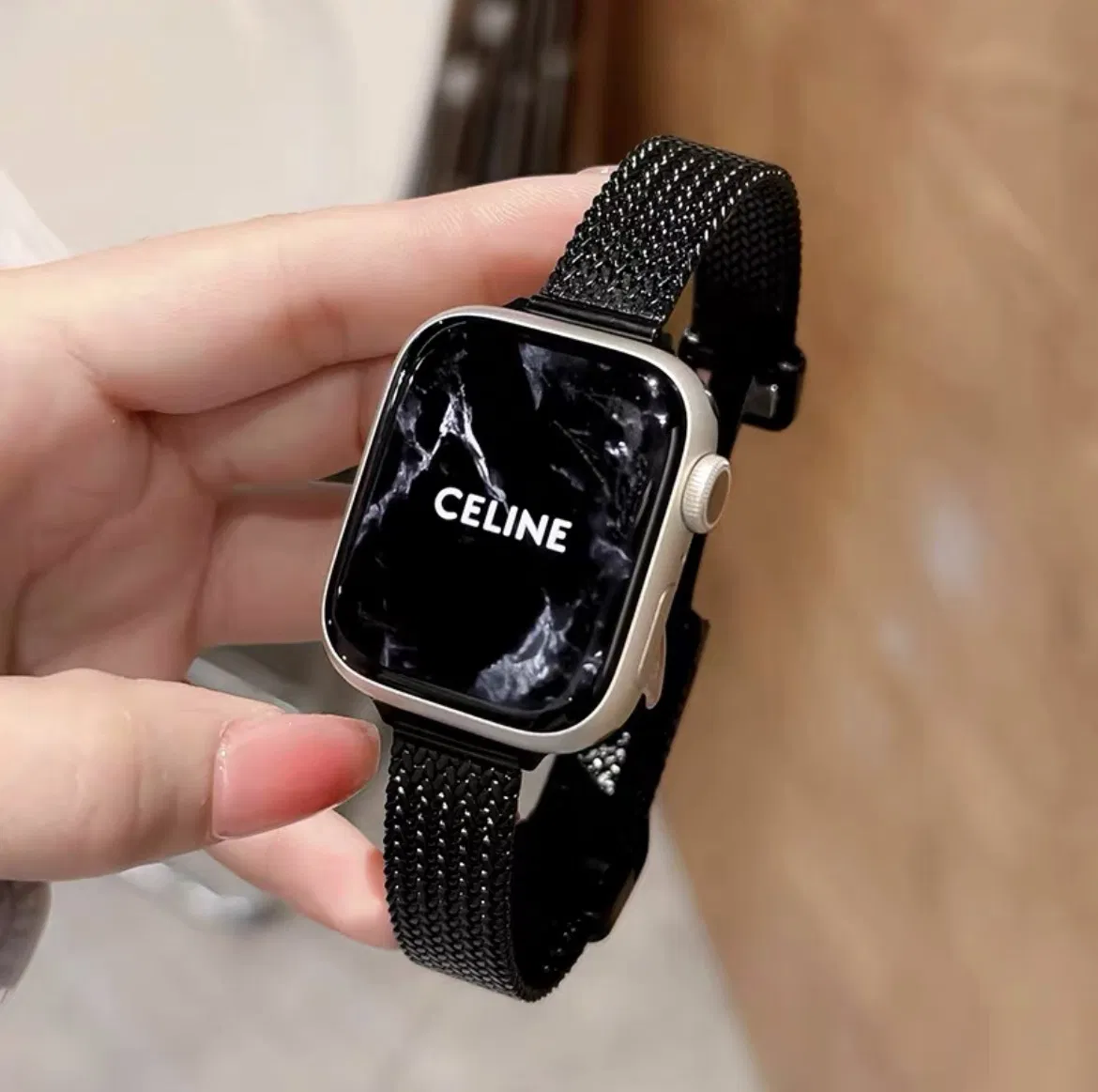 Strap iWatch Magnetic Buckle Wheat Ear Herringbone Net Small Waist