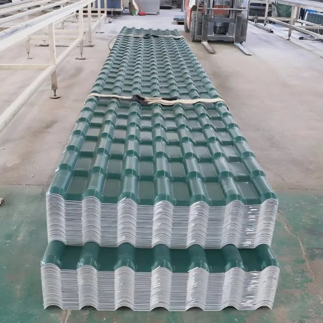 UPVC ASA PVC Plastic Spanish Roofing Sheet Shingle Teja De Techo Roof Tile for Villas/House/Pavilion