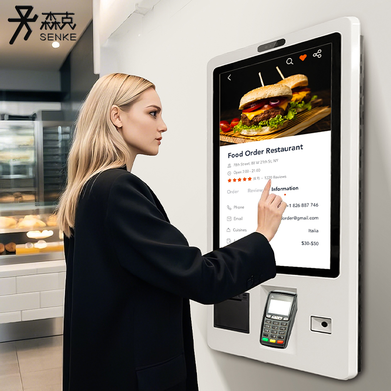 21.5 23.6 27 32 Inch China Self-Ordering Kiosks Self Service Kiosk Machine Bill Payment Kiosk