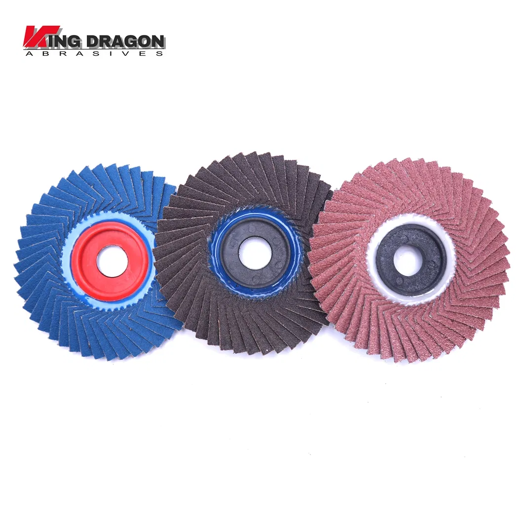 Лепестковый шлифовальный круг T27 100 мм, зерно 60