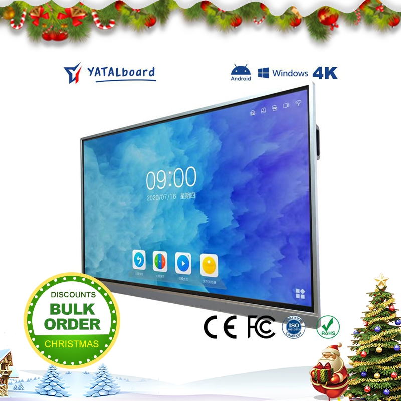 Christmas 43 Inch Android 11 LED Smart TV Screen Touch Screen Monitor with 20 Points