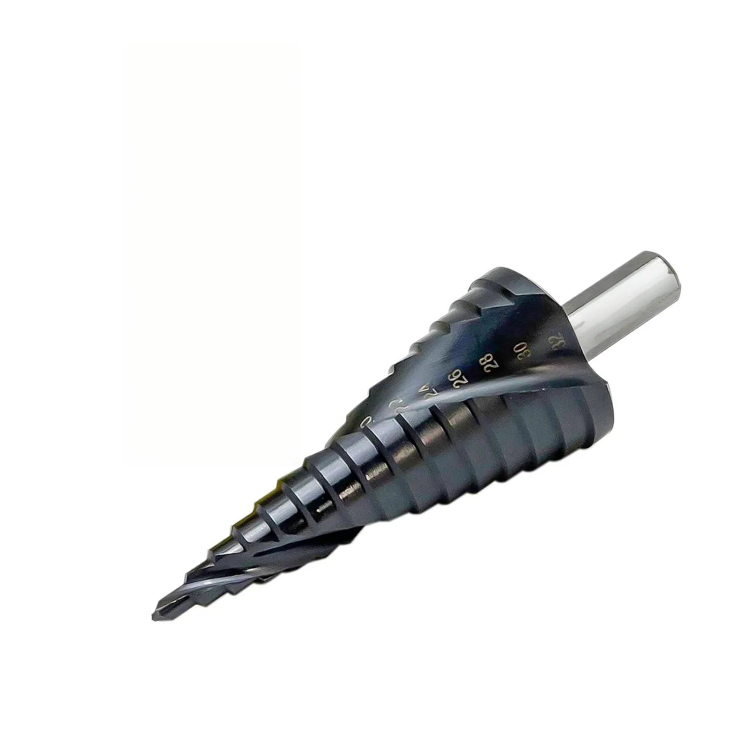 Factory Price High Quality M35 Cobalt Colorful Coated Spiral Flute HSS Tools Step Drill Bit for Metal Drilling