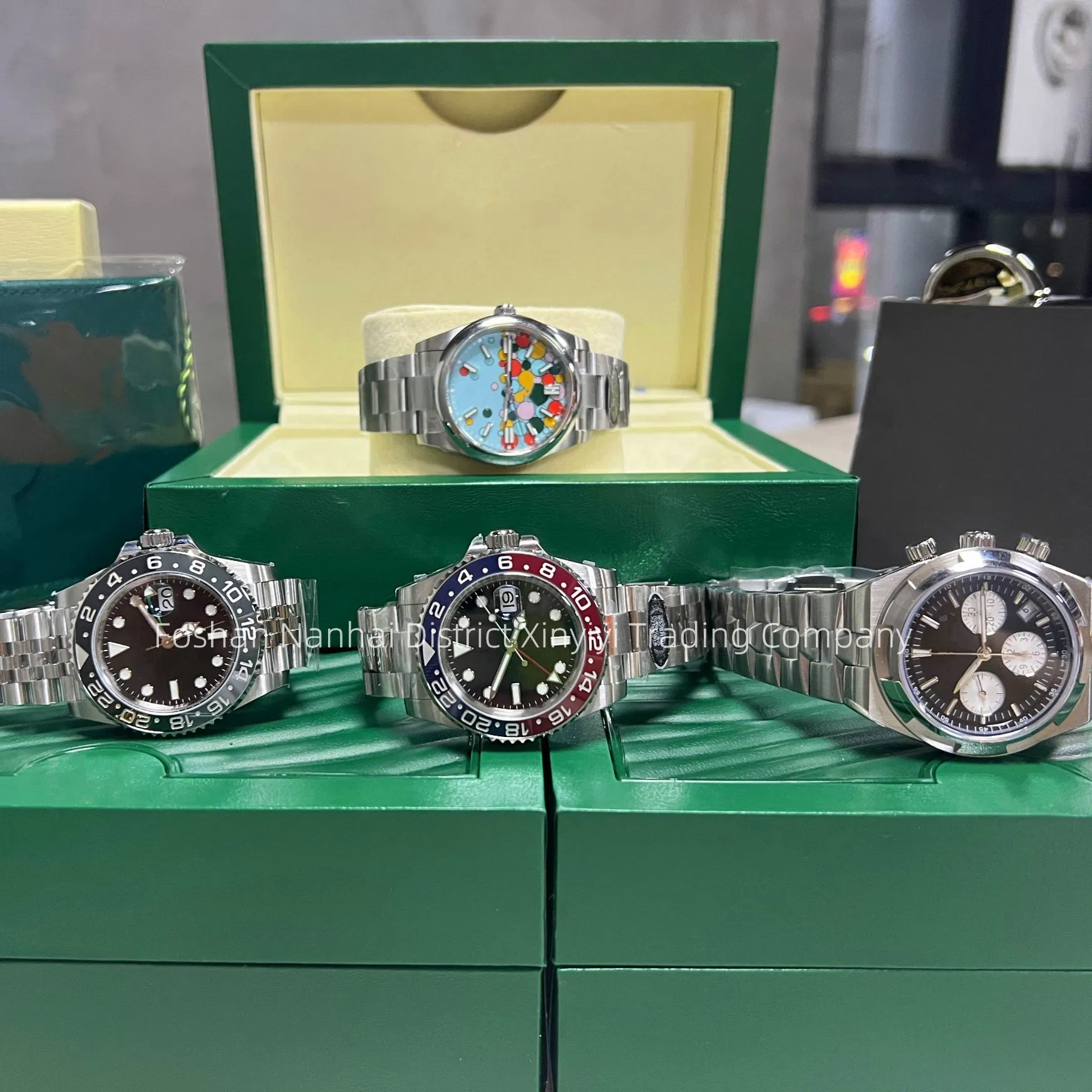 Clean Factory 5A Men's Super Clone Waterproof Calendar Fully Automatic Mechanical Watch