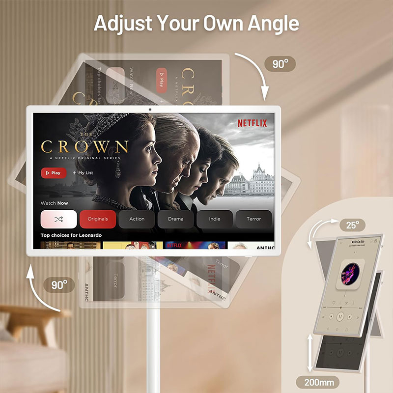 32-дюймовый Android Smart TV с сенсорным экраном и батареей