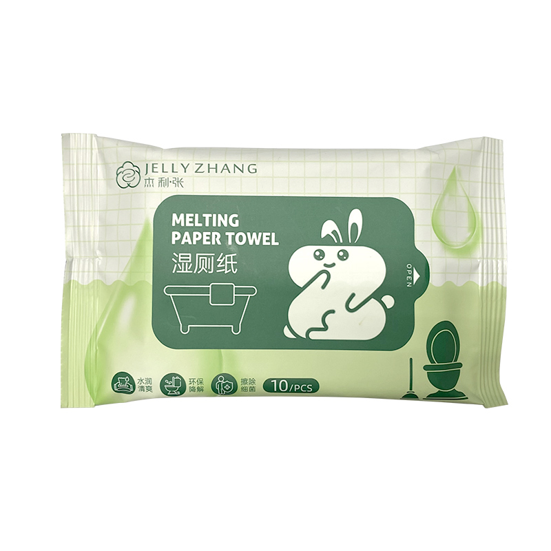 Baby Wipes Thickened Flushable Biodegradable Cleaning Wholesale Disposable Wet Toilet Paper  Pull-Out Design Household Special