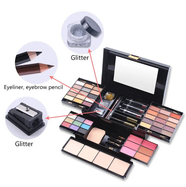 Online Wholesale and Retail 39 Colors Eyeshadow Make-up Artist Makeup Case Blush Powder Lipstick Mascara Full Face Makeup Set Multi-Function Cosmetics Palette