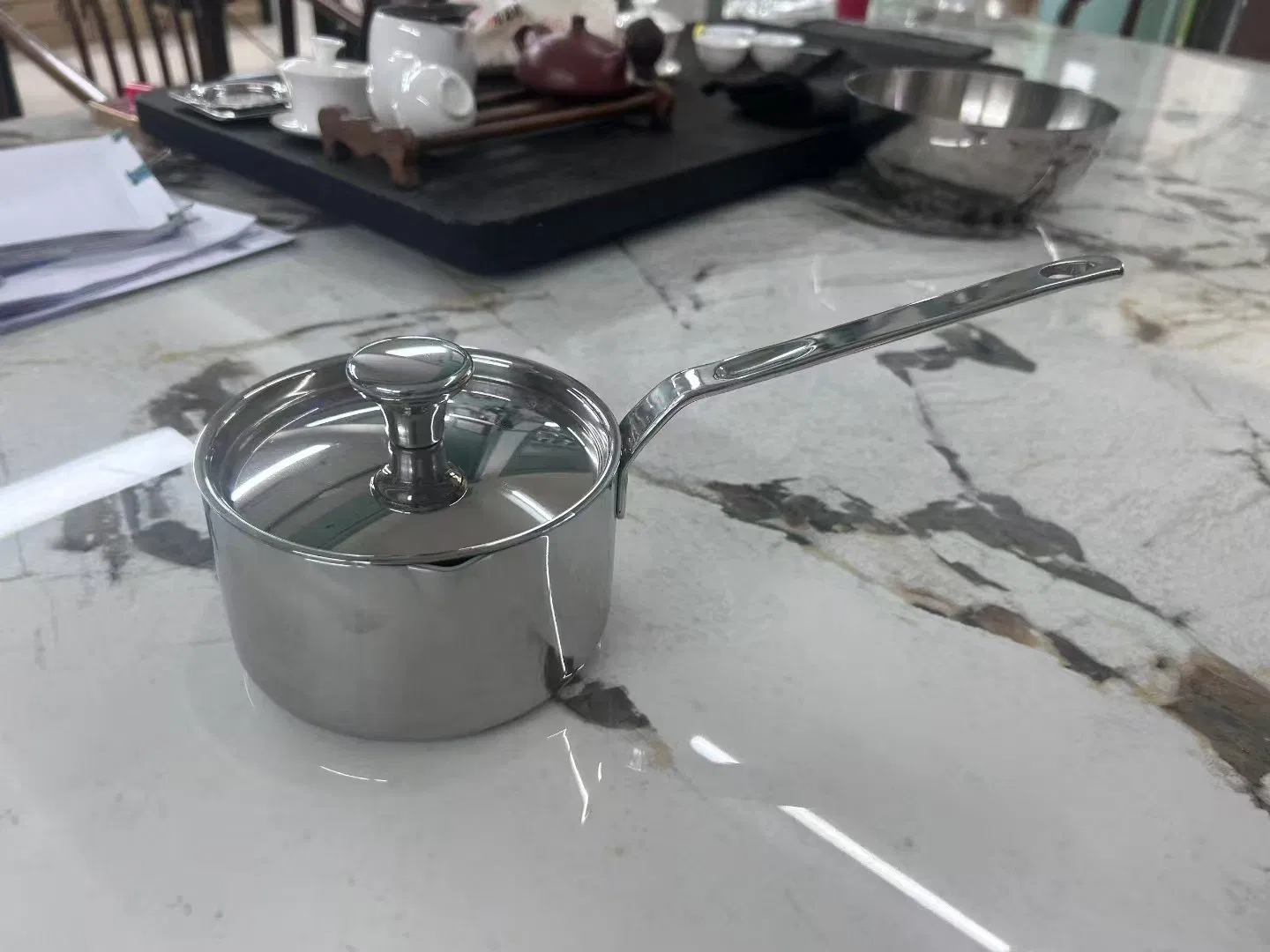 Кастрюля для молока из нержавеющей стали 18/10, 660 мл