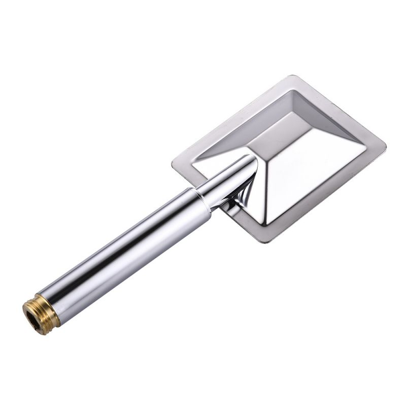 Full Chrome Plating Square Rainfall Shower Head High Pressure Top Shower Bathroom Accessories