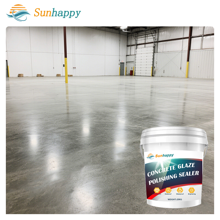High Solid Content Cement Floor Brightener Waterproof Dustproof Anti-Fouling Cleaning Concrete Glaze Polishing Sealer