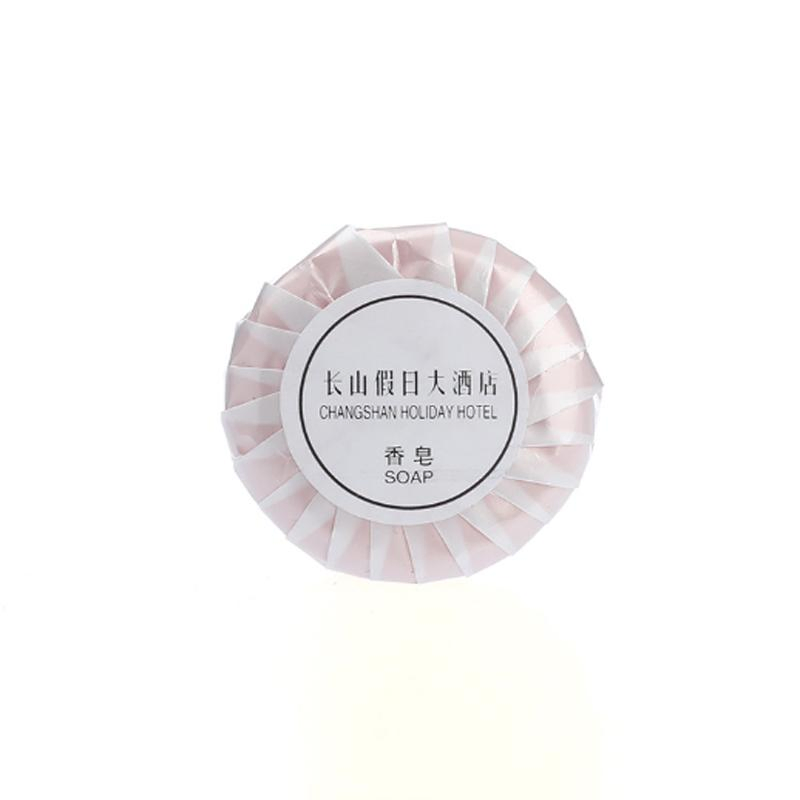 Custom Cheap Round Shape Mini Portable Disposable Natural Hotel Bath Soap