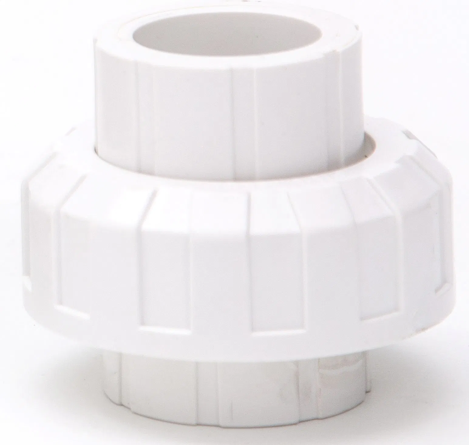 High Quality PVC Pipe Fitting Female Thread End BSPT Union UPVC Female Threaded Adapter Plastic Screwed Coupling Union DN15-DN100 (1/2"- 4") DIN Standard