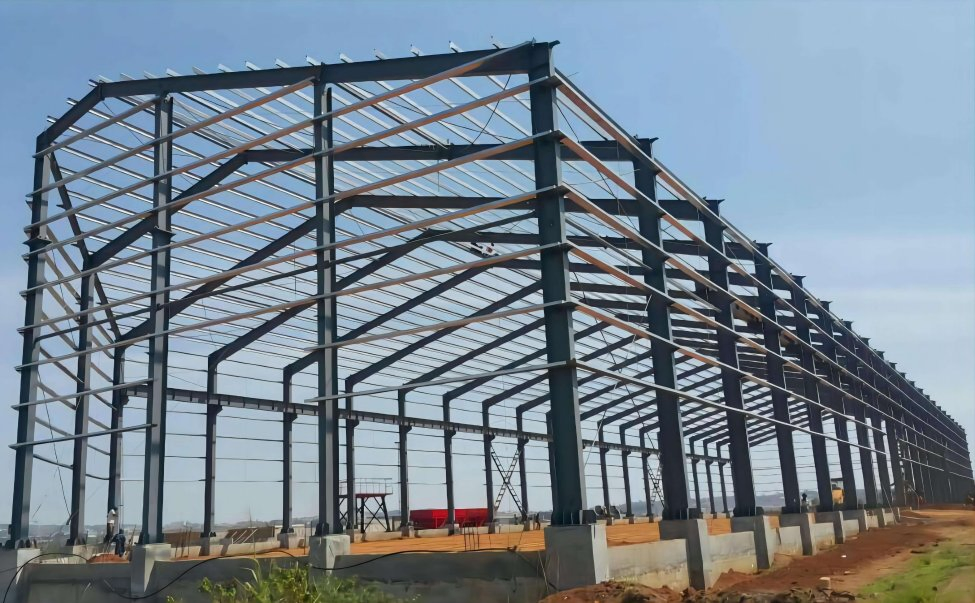 Light Steel Structure Prefab Portal Frame Steel Structure Construction