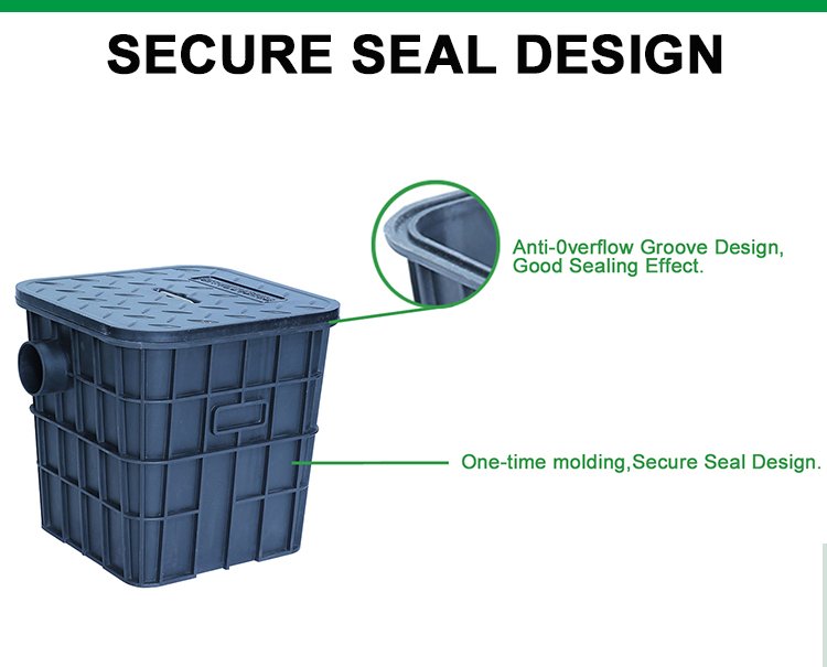 HDPE Plastic Grease Trap for Oil and Water Separator Buried Grease Trap