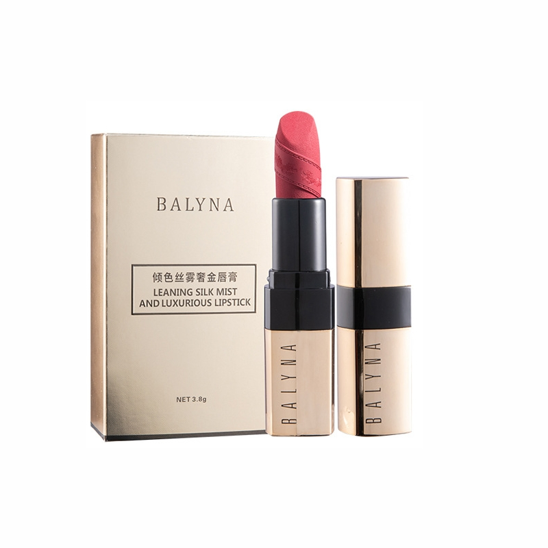 New Promotion Luxury Golden Carved Pattern Lipstick Velvet Moisturize Matte Lipstick China Products Manufacturers Custom Logo