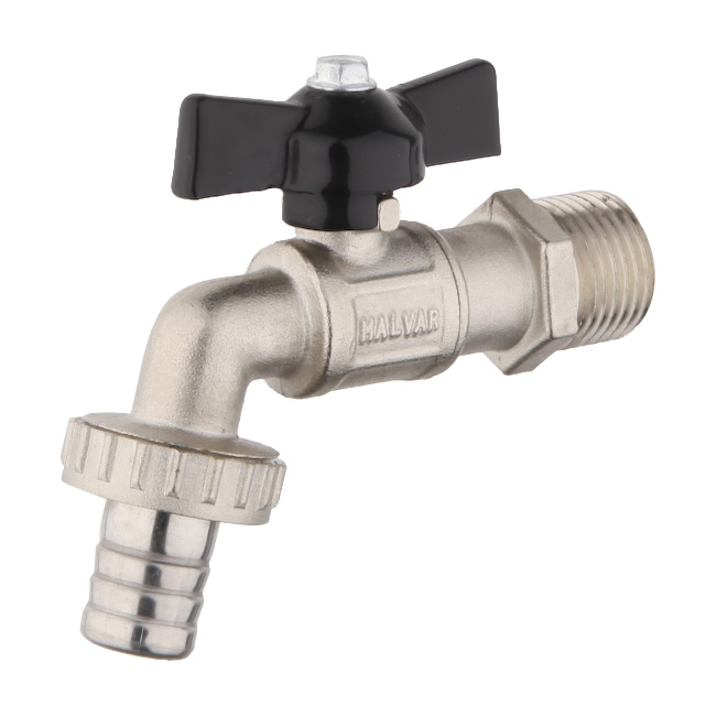 Good Quality T Handle Brass Washing Machine Water Bibcock Valve