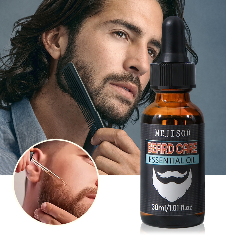 Multi Nourishing Repair Refreshing Easy to Absorb Non Curly Non Rough Smooth Beard Growth Serum Oil