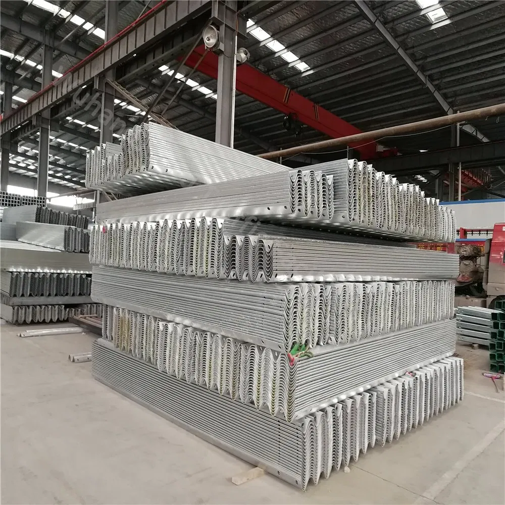 Galvanized Corrugated Steel Thrie Beam Expressway Crash Barrier